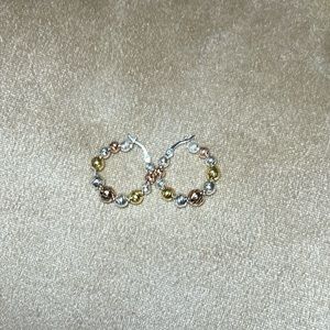 Multi color mini hoops